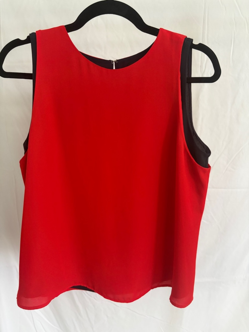 Banana Republic Red Sleeveless Layered Camisole